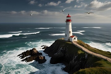 lighthouse on the coast