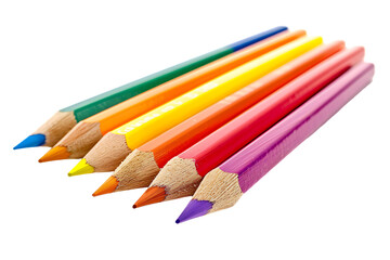 Fototapeta premium A vibrant colored pencil stands out capturing its intricate details