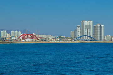 Seorak and Geumgang Grand Bridges in Sokcho City
