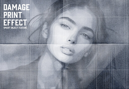 Damage Print Effect with Generative AI