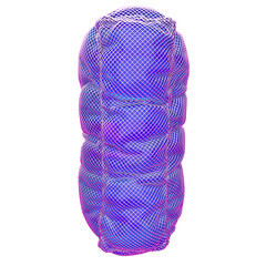 3D Inflated Alphabet Letter I Texture