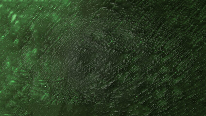 Glossy Convex green concrete wall