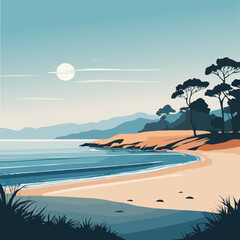 Serene Beachscape