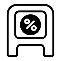 sign discount icon