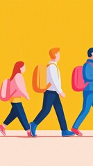Obraz premium Design a school safety policy that emphasizes a balance between security measures and creating a positive school climate.