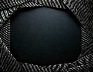 abtract Kevlar leather around center dark black blank  space for text letter ready post on social media