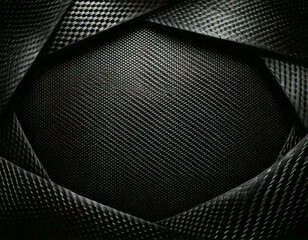 abtract Kevlar leather around center dark black blank  space for text letter ready post on social media