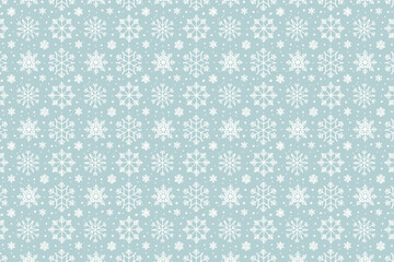 Winter background, snowflakes on a beautiful background