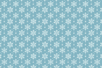 Winter background, snowflakes on a beautiful background