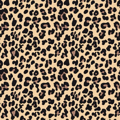 
leopard pattern seamless print, fashion stylish design with leopard spots, classic wild cat background