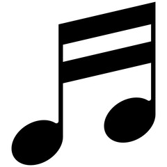 two beamed sixteenth note music or musical symbol