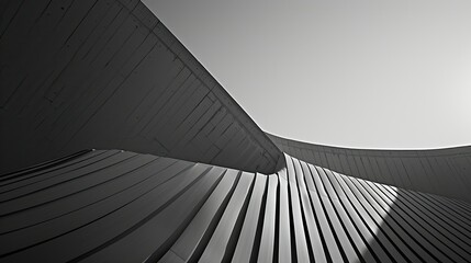 Minimalist lines in abstract simplicity