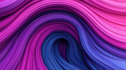 Obraz premium Abstract Digital Waves of Vibrant Pink and Purple Colors Creating a Dynamic Flowing Texture for Modern Visuals and Design Applications