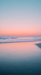 Visual storytelling photography narrative, Serene Sunset Over Calm Ocean Waves