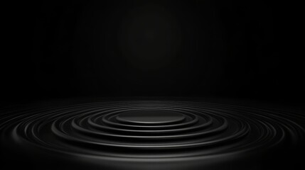 Mesmerizing ripples and light on a dark background, abstract texture, modern design, elegant wallpaper for your digital space