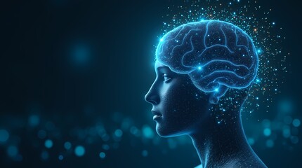 Fototapeta premium The concept of artificial intelligence