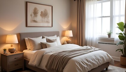 Interior bedroom design 