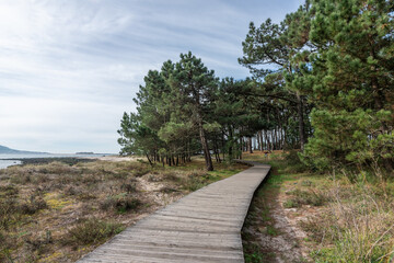 Playa de A Lamiña, en A Guarda (Galicia, España)