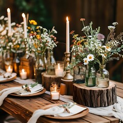 wedding table setting