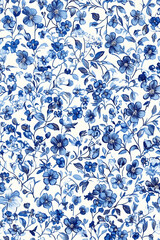 Charming Floral Wallpaper with Soft, Subtle Tones