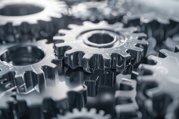 System Configuration Metal Wheel Concept for Business and Technology