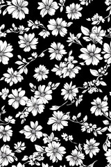Stylish Flower Wallpaper Design for Trendy Rooms
