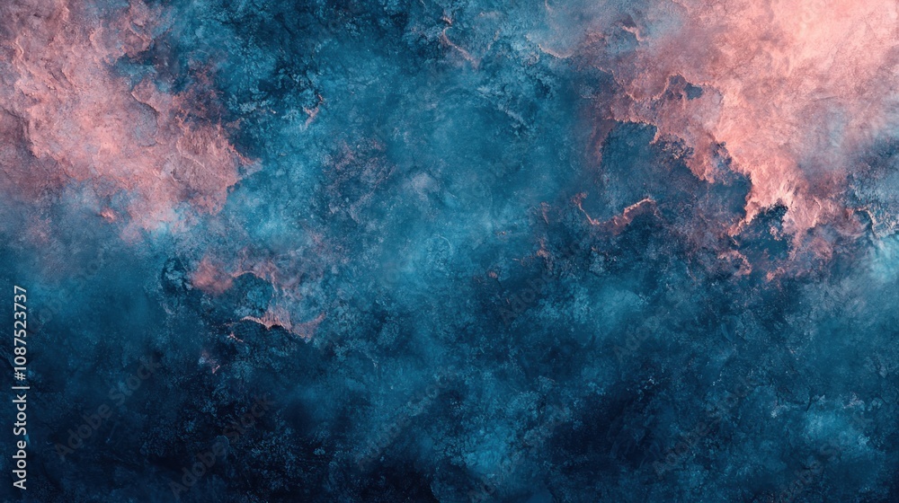 Poster abstract blue and pink textured background image