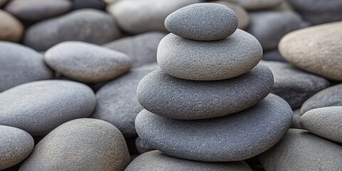 A captivating background image features beautifully stacked gray rocks, showcasing the natural elegance of gray rocks in a harmonious arrangement. The aesthetic of gray rocks offers visual intrigue.