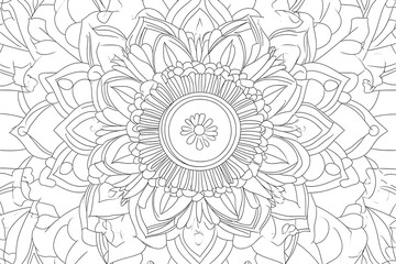 Ornamental luxury mandala pattern luxury ornamental mandala design background in gold color mandala design idea, mandala design vector, mandala sample flower Mandala for print poster, cover, brochure	