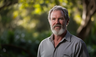 Portrait of a male ecologist