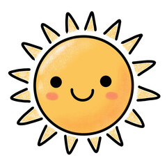 sun cartoon character