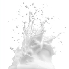 White soap foam splashes, cut out isolated on white a background