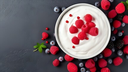 strawberry and yogurt 