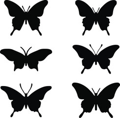 Elegant Collection of Butterfly Silhouette