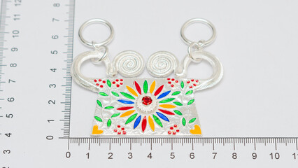 Hmong or Miao handmade silver jewelry