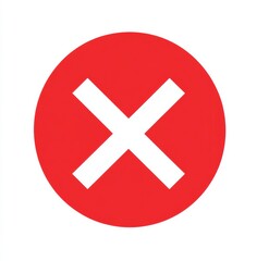 Fototapeta premium cross mark