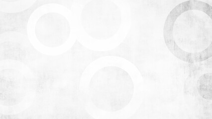 Abstract soft background, White abstract background with white circle rings in faded distressed vintage grunge texture design, old geometric pattern paper in modern art design. 