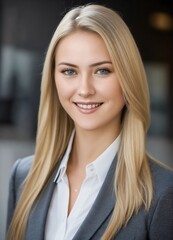 portrait of a smiling business woman