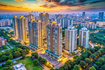 Delhi Aerial View - Agile Property Holdings - July 2024