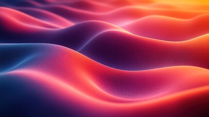 Obraz premium abstraction with red purple waves. Gentle and warm background