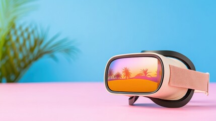 Innovative VR Headset with Gaming Graphics in Lenses