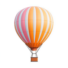 Fototapeta premium Illustration of Hot Air Balloon Isolated on White Background