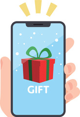 スマホアプリ　ソーシャルギフト　クリスマス