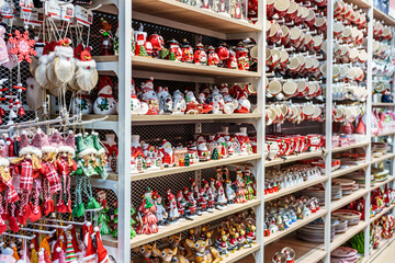 Christmas decorations store