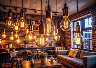 Embrace the retro charm of Edison bulbs, illuminating your space with a warm, inviting glow.