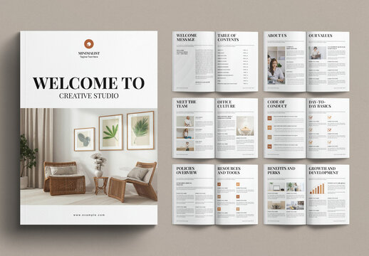 Welcome Packet Template Design Layout