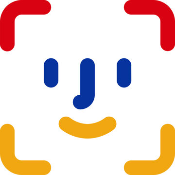 recommend clip art: Armenia flag on Face ID outline icon