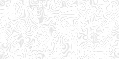 Obraz premium Vector abstract topographic grid map contour lines. Seamless pattern with lines Topographic map. Geographic mountain relief diagram line wave carve pattern