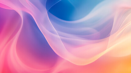 Naklejka premium Abstract image of flowing pastel fabric