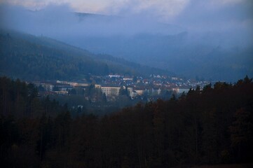 panorama of the mountains